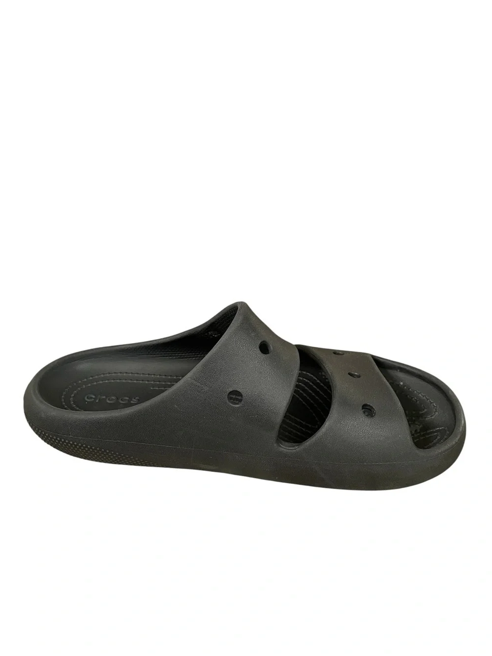 CROCS Classic Black Slide 2 Strap Sandals